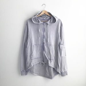 NWT Zella Purple Full Zip Hoodie Sweatshirt Small